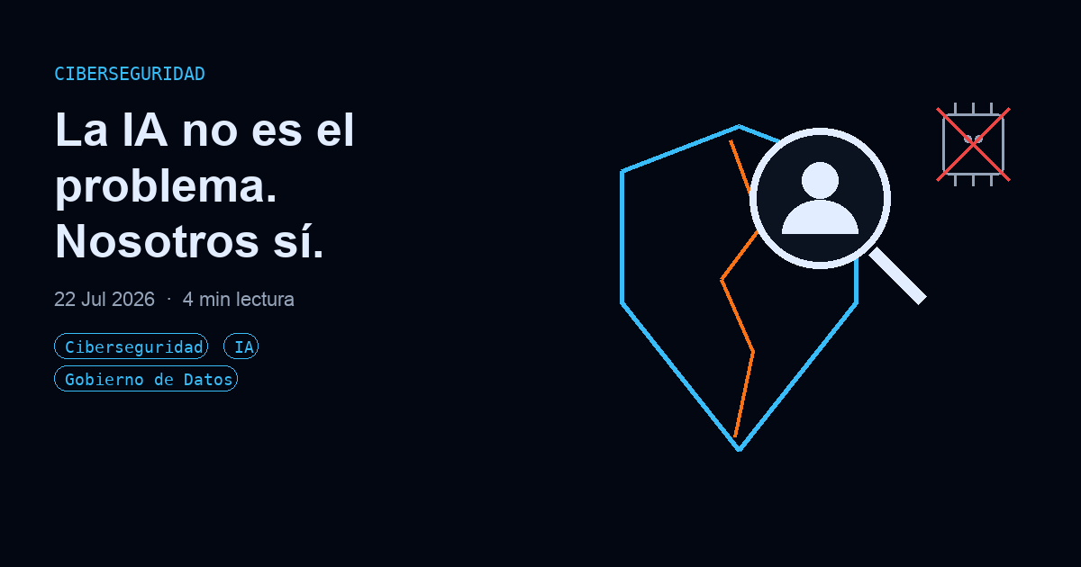La IA no es el problema. Nosotros sí.